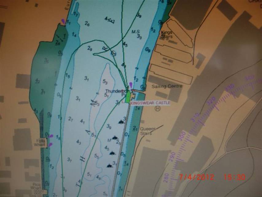 The day's AIS track - a down and an up river cruise.jpg
